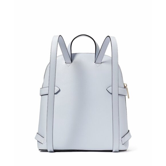 New Kate Spade Staci Saffiano Leather Dome Backpack Pale Sapphirine - Picture 4 of 5